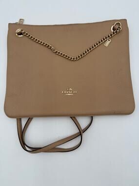 Coach Gold Chain Crossbody Bag Purse